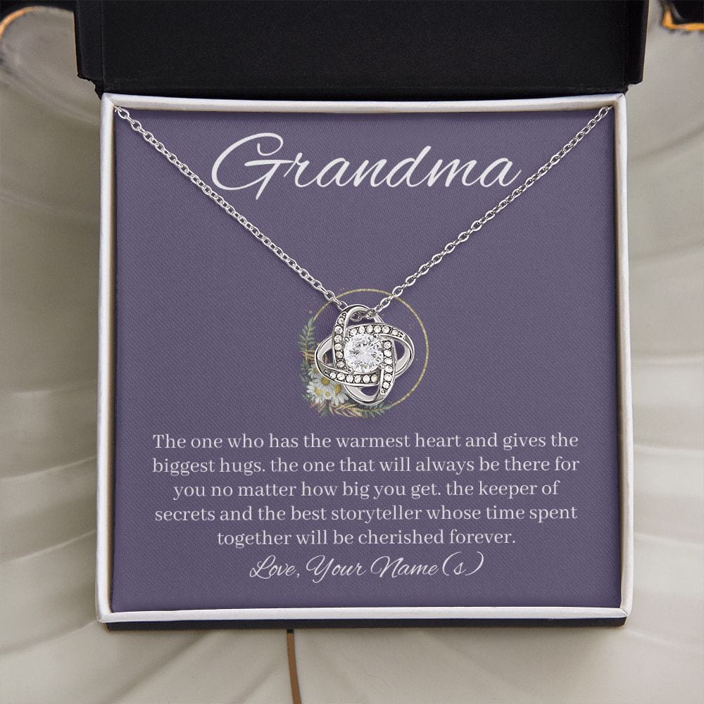 Grandma Gifts Personalized Necklace, Nana Necklace, Gigi Gifts from Granddaughter, Grandson