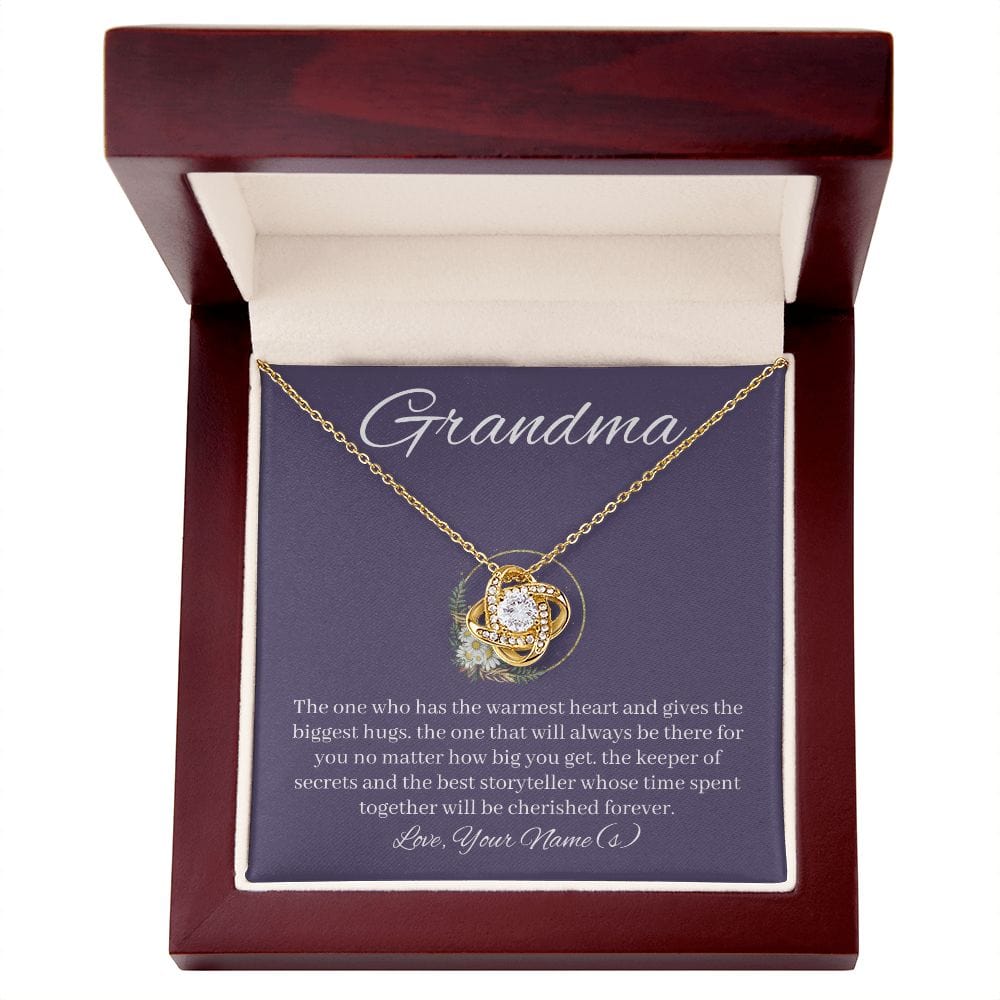 Grandma Gifts Personalized Necklace, Nana Necklace, Gigi Gifts from Granddaughter, Grandson