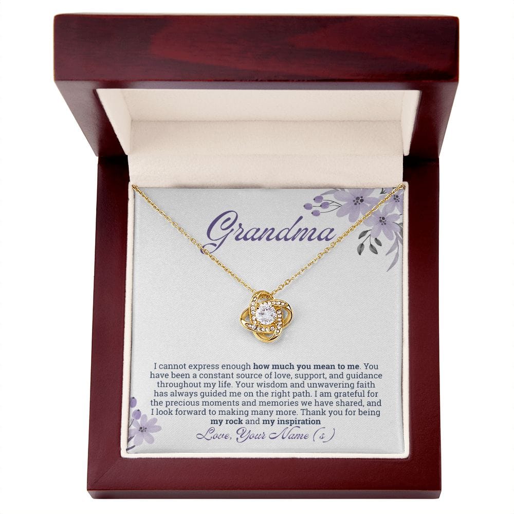 Grandma Gifts Personalized Necklace, Nana Necklace, Gigi Gifts from Granddaughter, Grandson