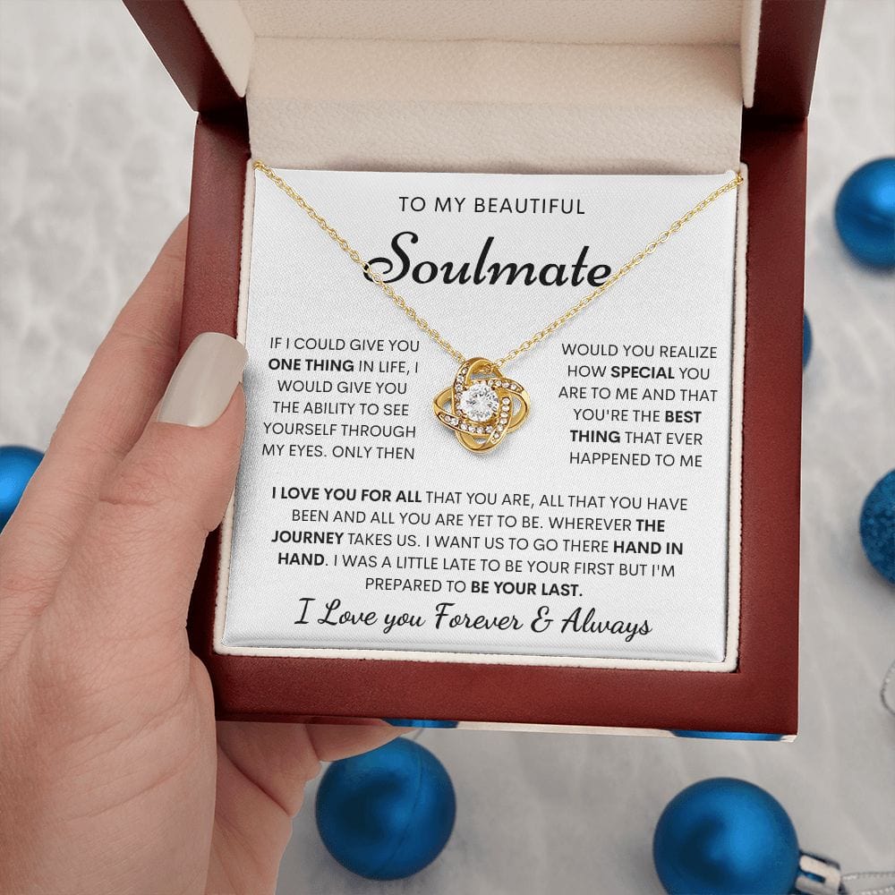 Beautiful Soulmate Necklace- Loveknot