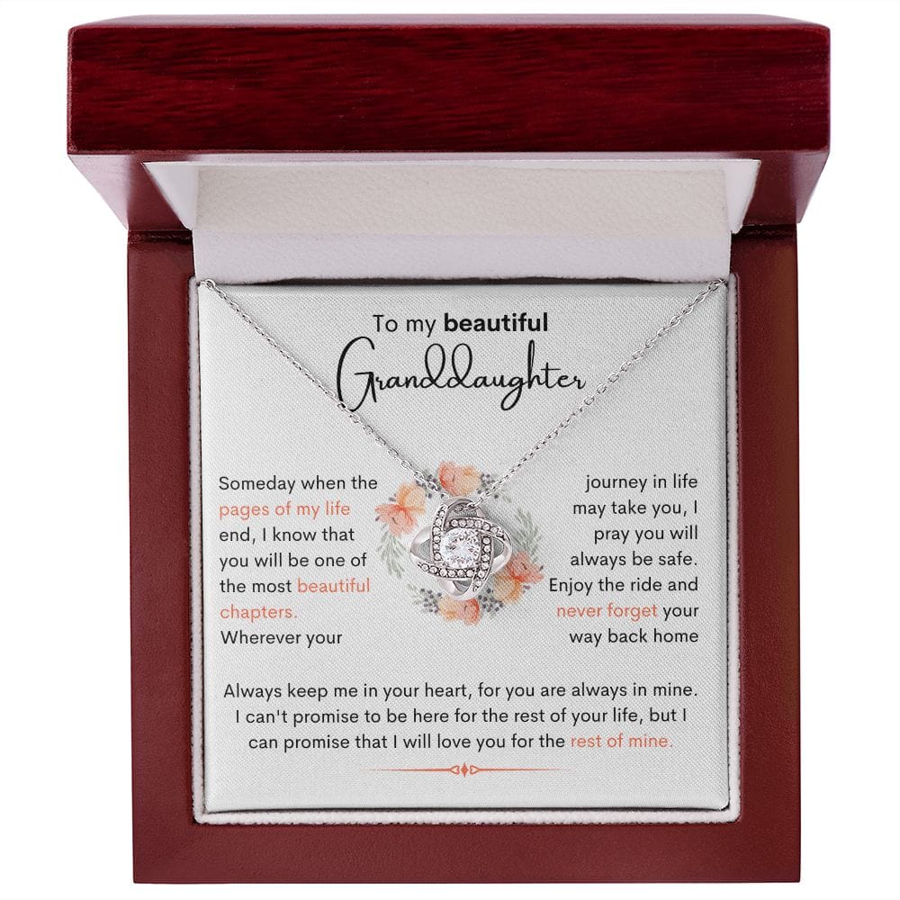 GrandDaughter Love Knot Necklace