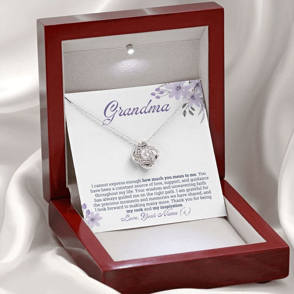 Grandma Gifts Personalized Necklace, Nana Necklace, Gigi Gifts from Granddaughter, Grandson