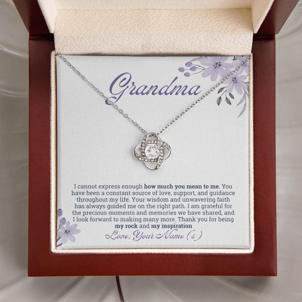 Grandma Gifts Personalized Necklace, Nana Necklace, Gigi Gifts from Granddaughter, Grandson