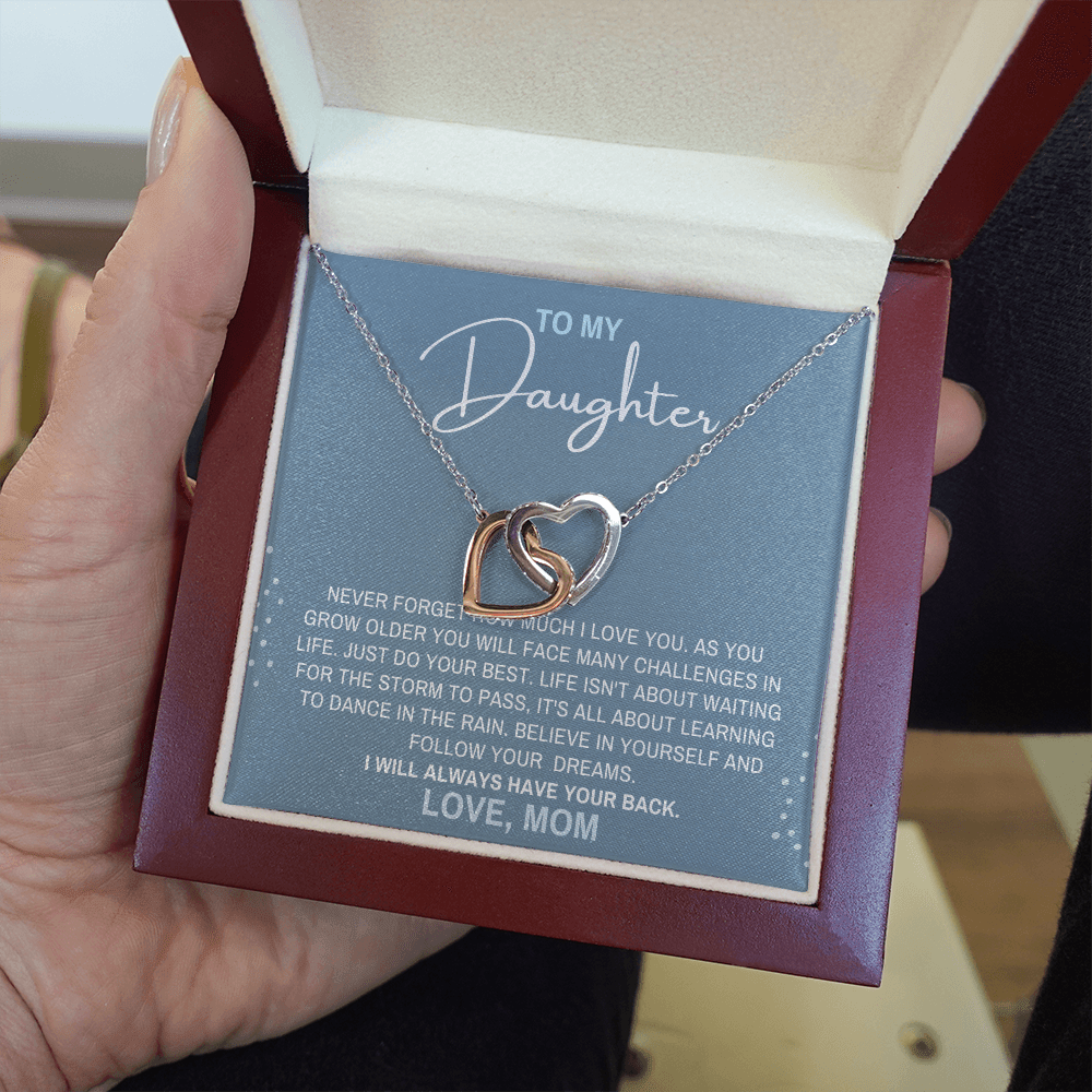 Will Always Have your back- Daughter Necklace Gift