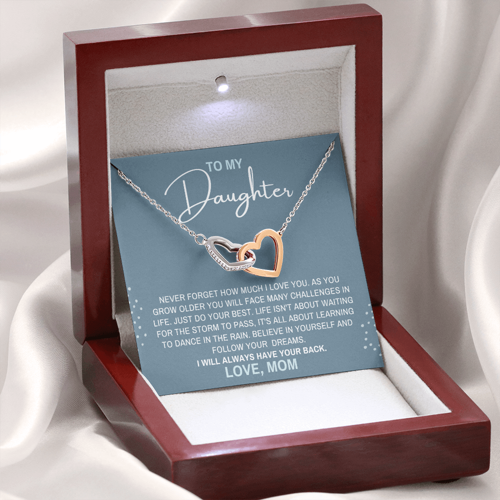Will Always Have your back- Daughter Necklace Gift