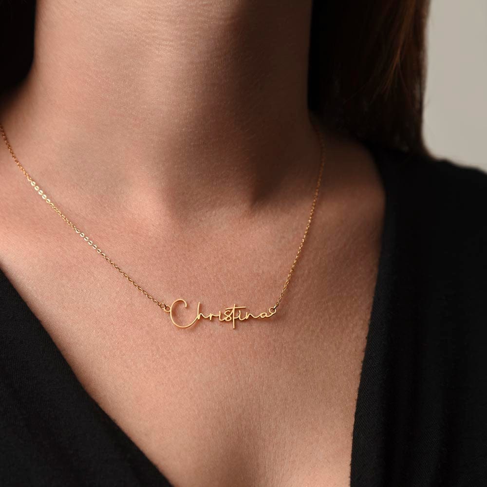 I'm Sorry for Hurting You Personalized Signature Name Necklace