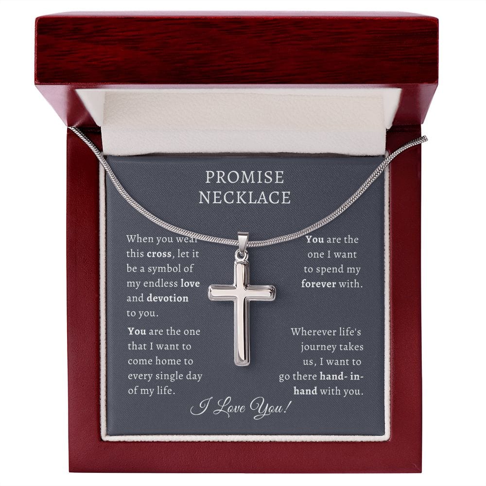 Promise Cross Necklace