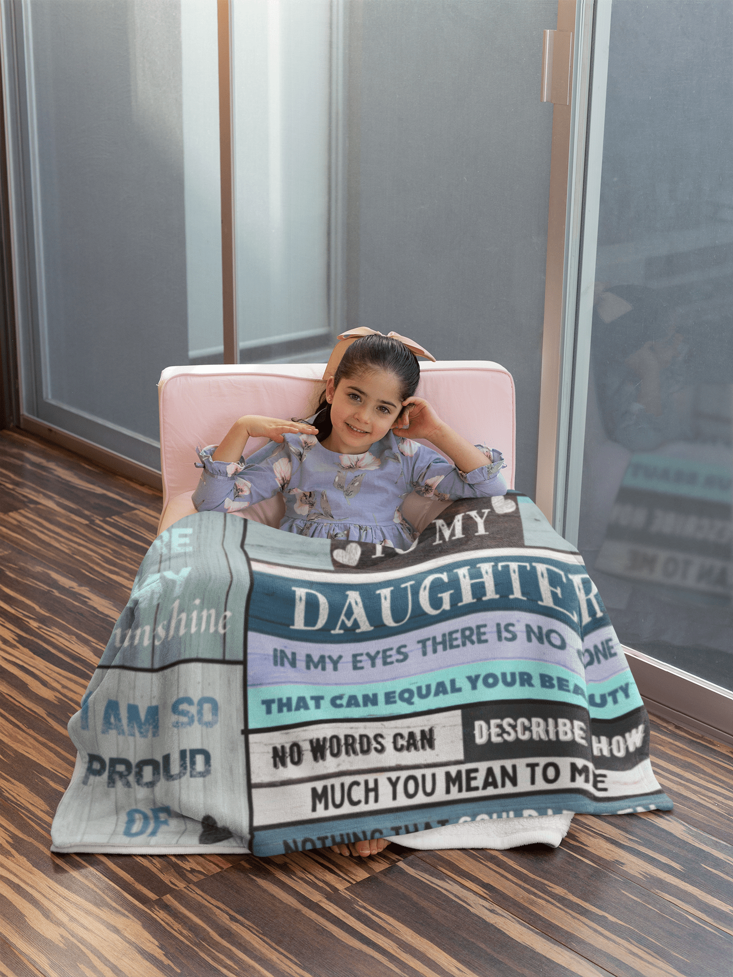 My Little Girl Blanket- From Mom
