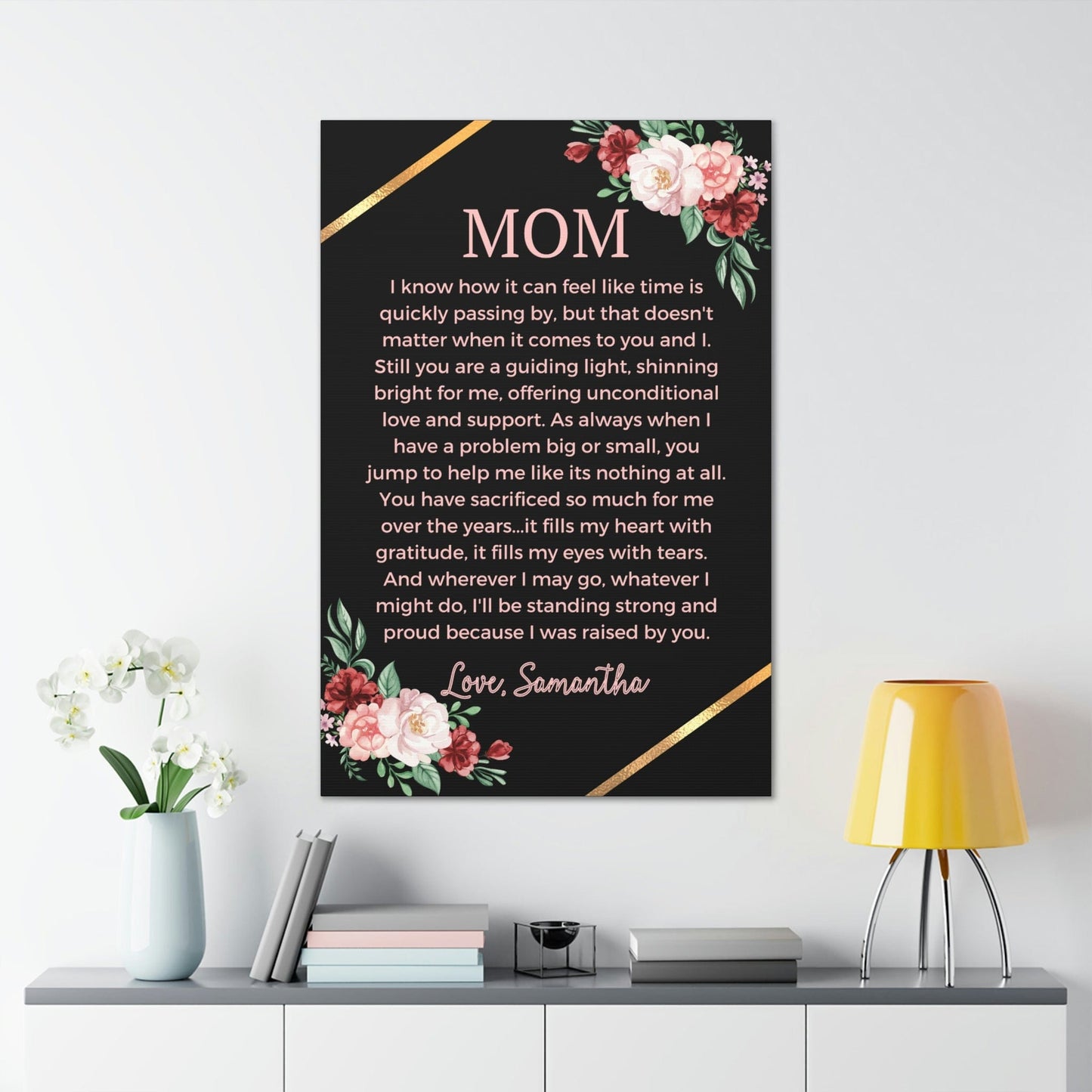 Personalized Mom Gift from Daughter Canvas Print