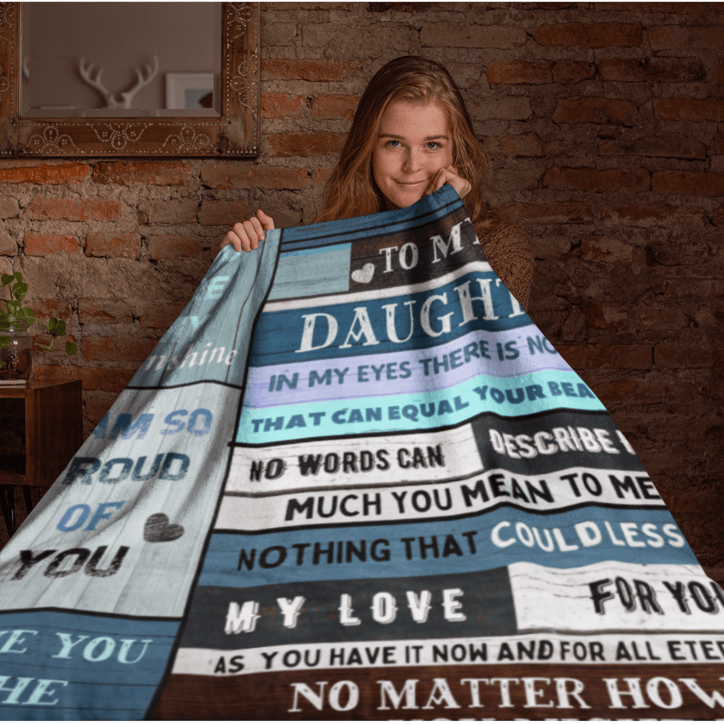 My Little Girl Blanket- From Dad-Mom