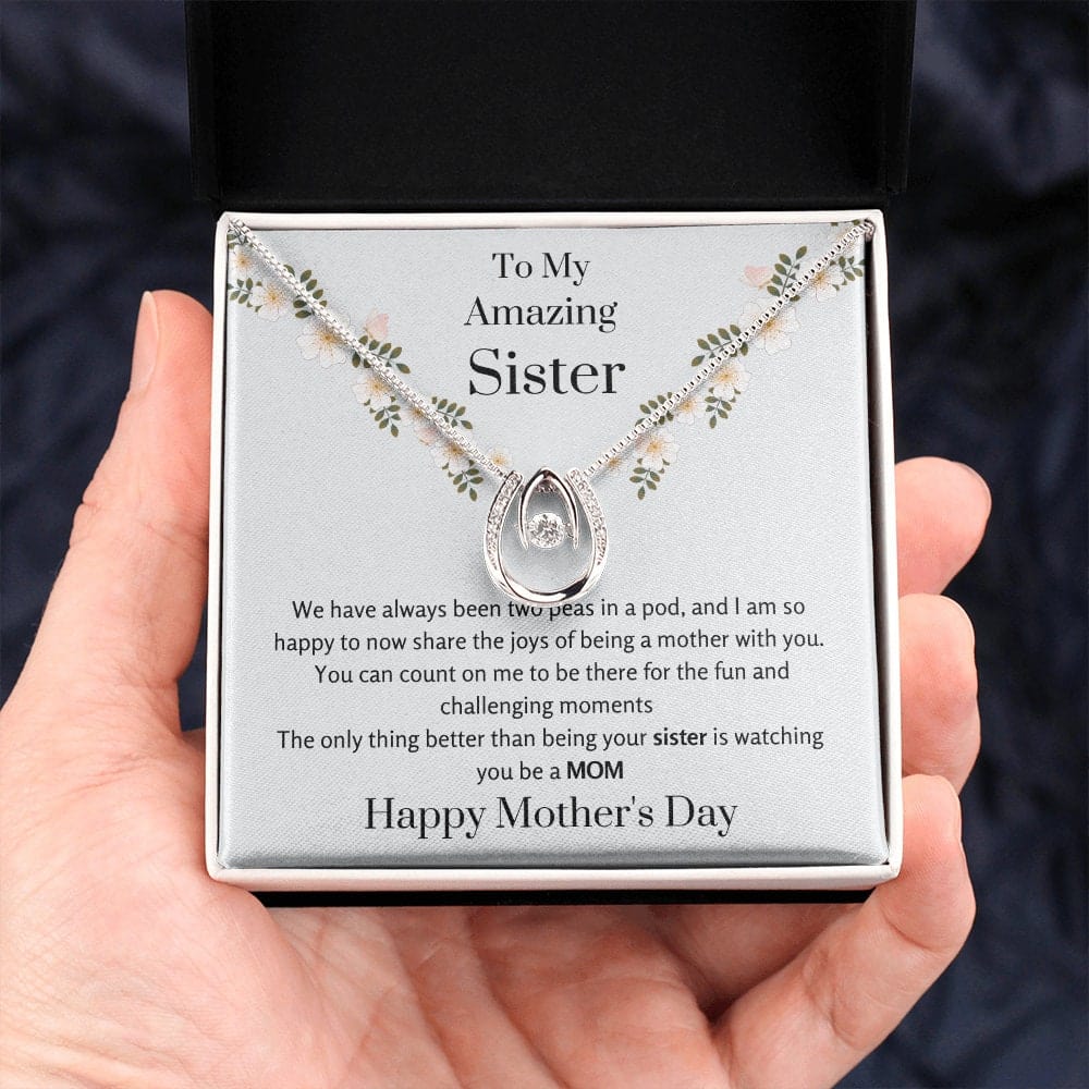 New Amazing Mom Necklace - From Sister