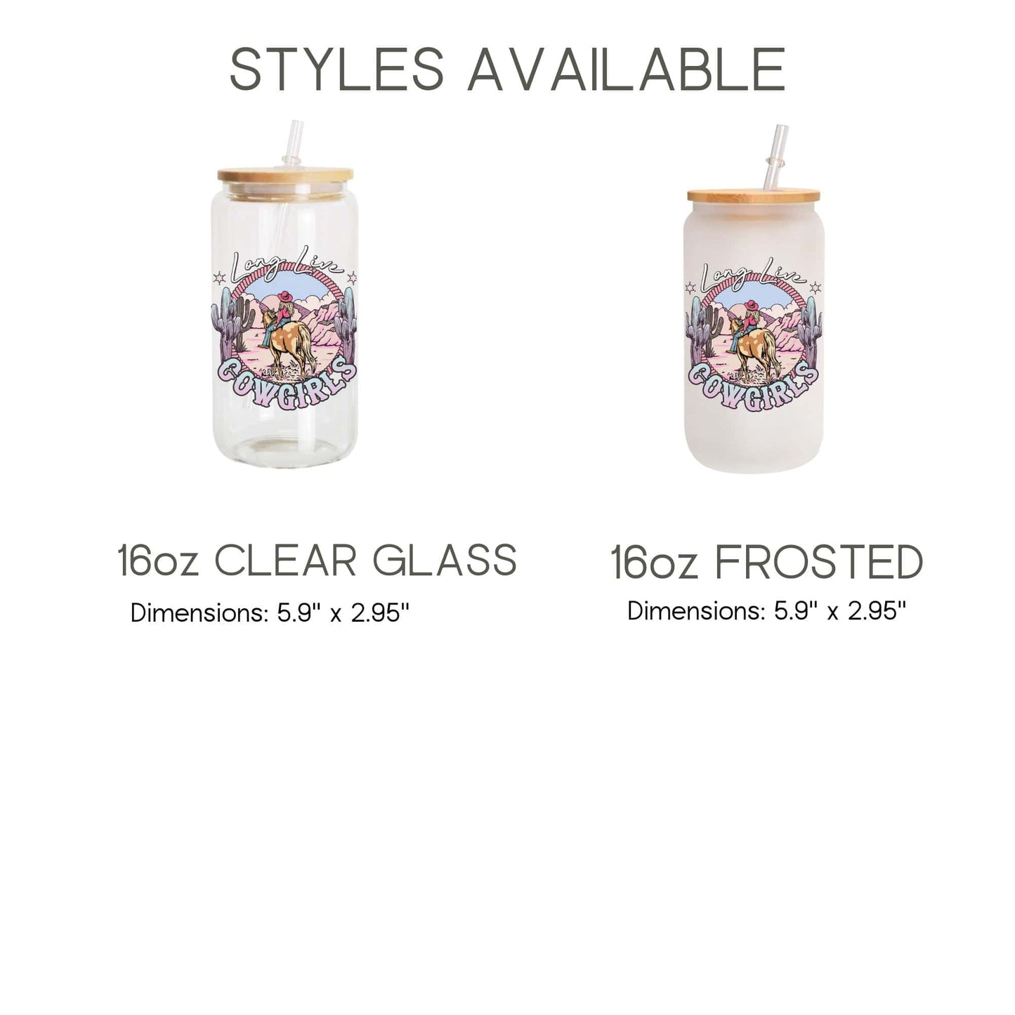 Country concert Frosted Iced Coffee Cup Long Live Cowgirls Frosted Tumbler with Straw Western Rodeo cowgirl Desert Vintage style beer Glass