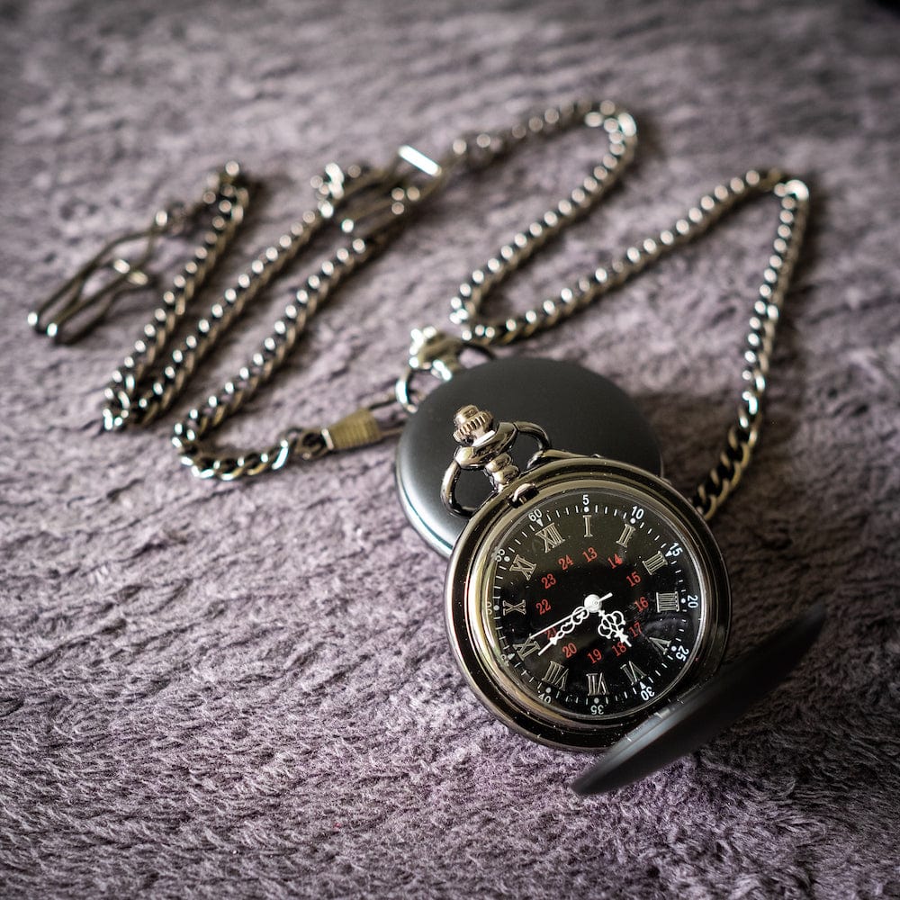 Boyfriend Birthday Gift Pocket Watch, Anniversary Gift, Long distance gift, Deployment gift