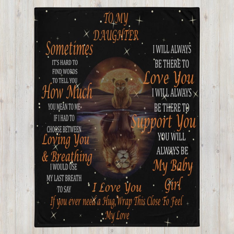 Daughter Lion Blanket