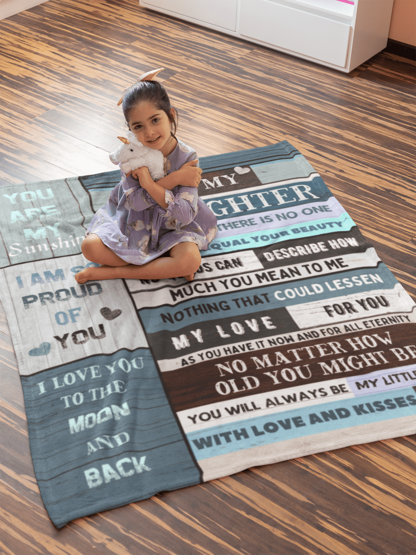 My Little Girl Blanket- From Mom