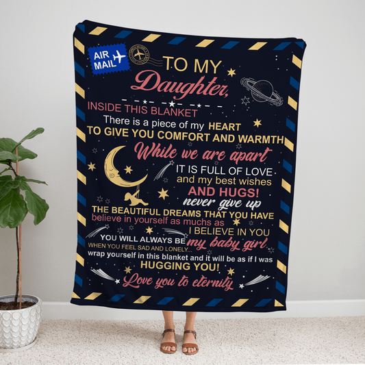 Letter to my daughter from Mom or Dad Blanket