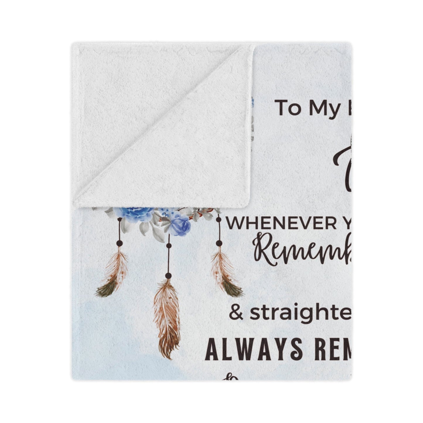 Blanket Gift for Mom, Christmas Gift Blankets Personalized from Daughter or Son
