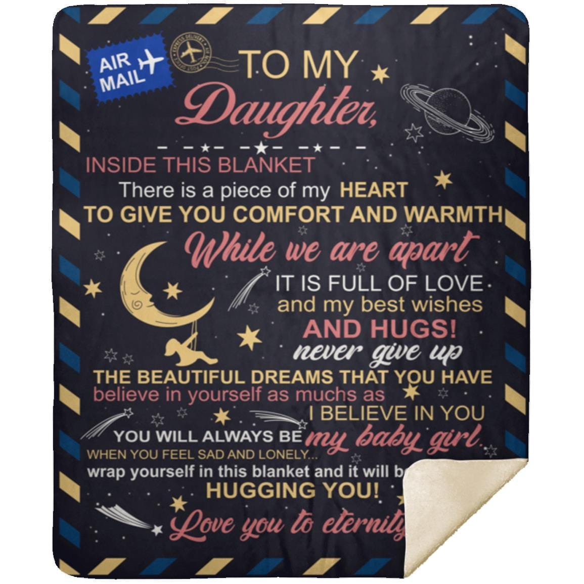 Letter to my daughter from Mom or Dad Blanket