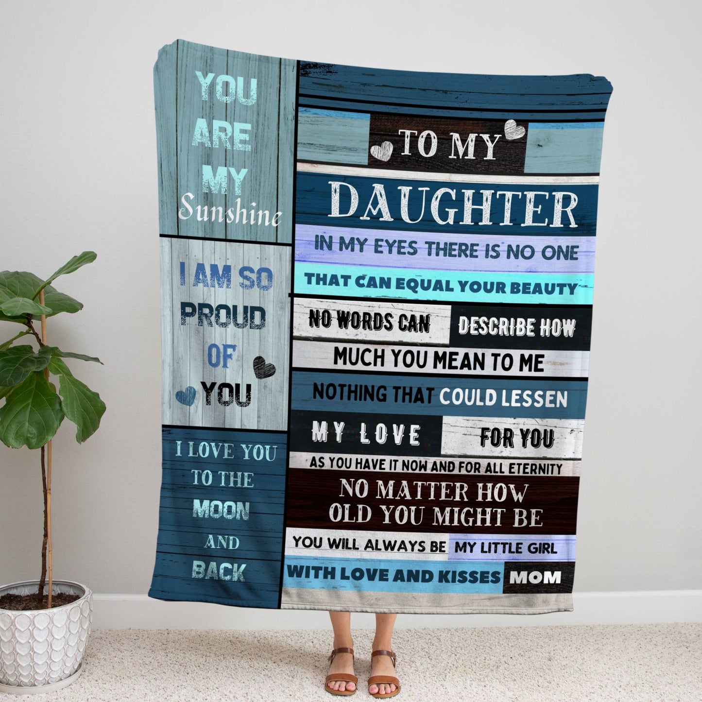 My Little Girl Blanket- From Dad-Mom