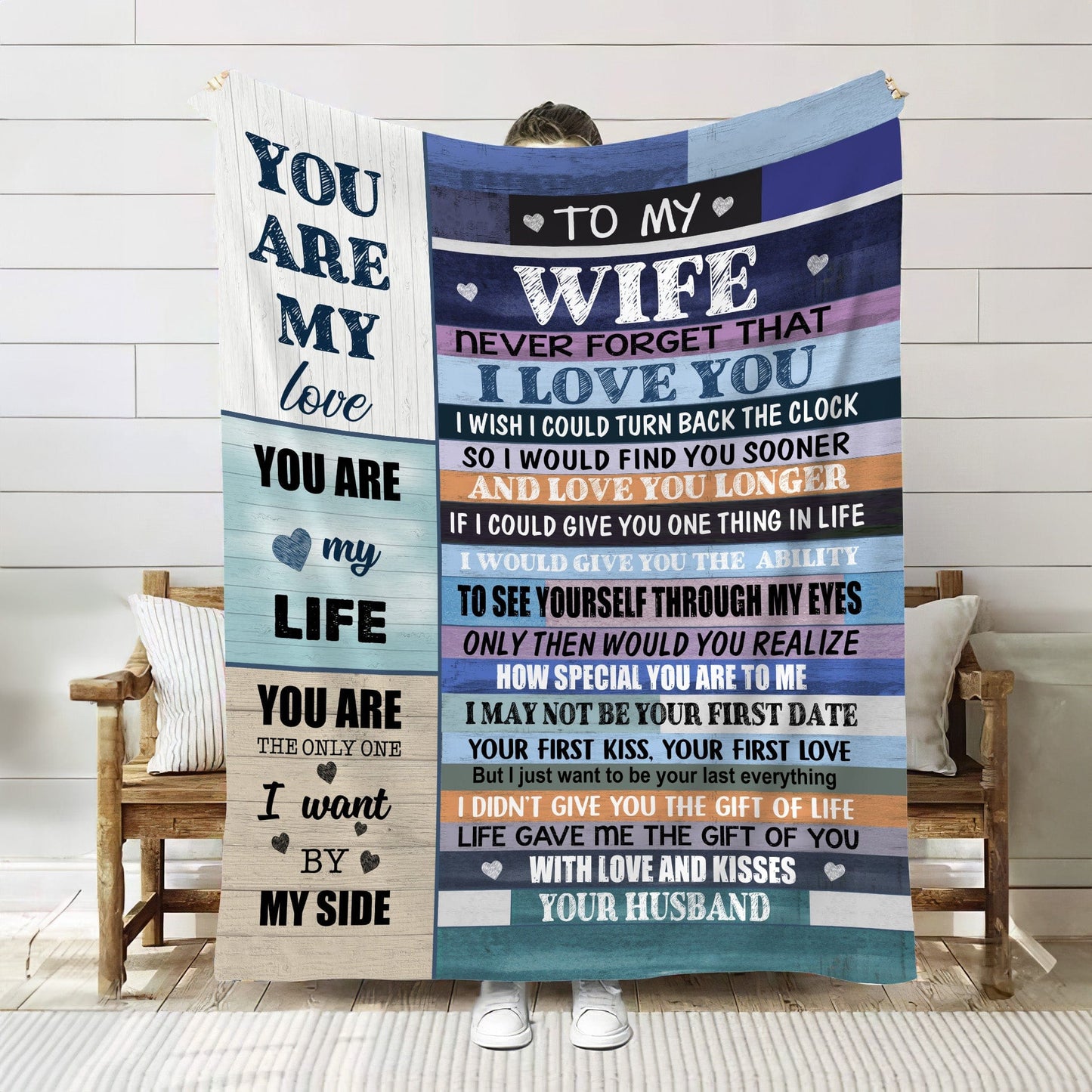 To my Wife Blanket- You are my Life