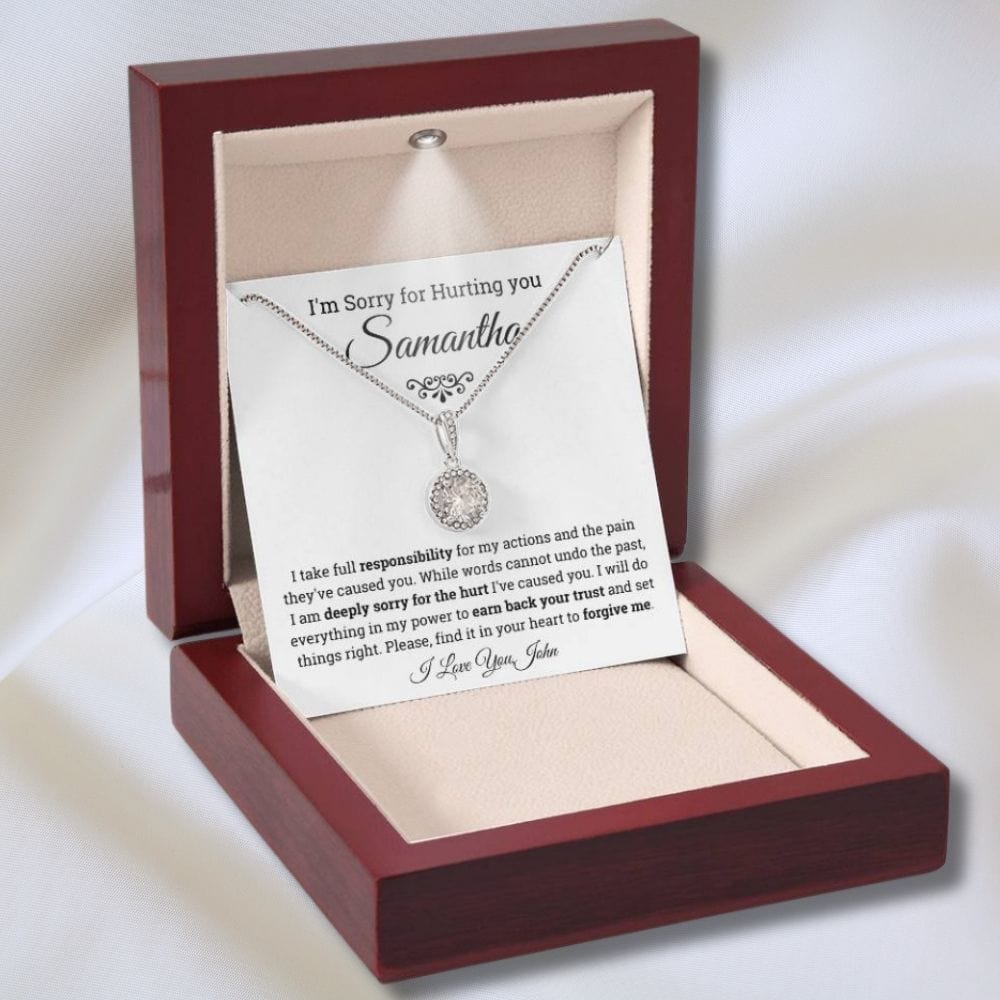 Personalized Im Sorry For Hurting You Eternal Hope Necklace