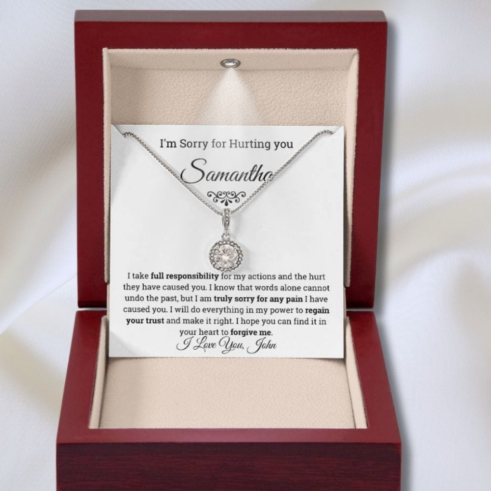 Personalized I'm Sorry Eternal Hope Necklace