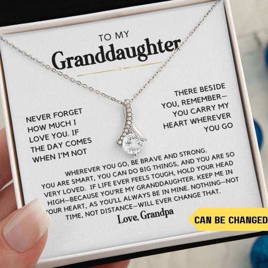 You can do Big things Granddaughter Alluring Beauty necklace