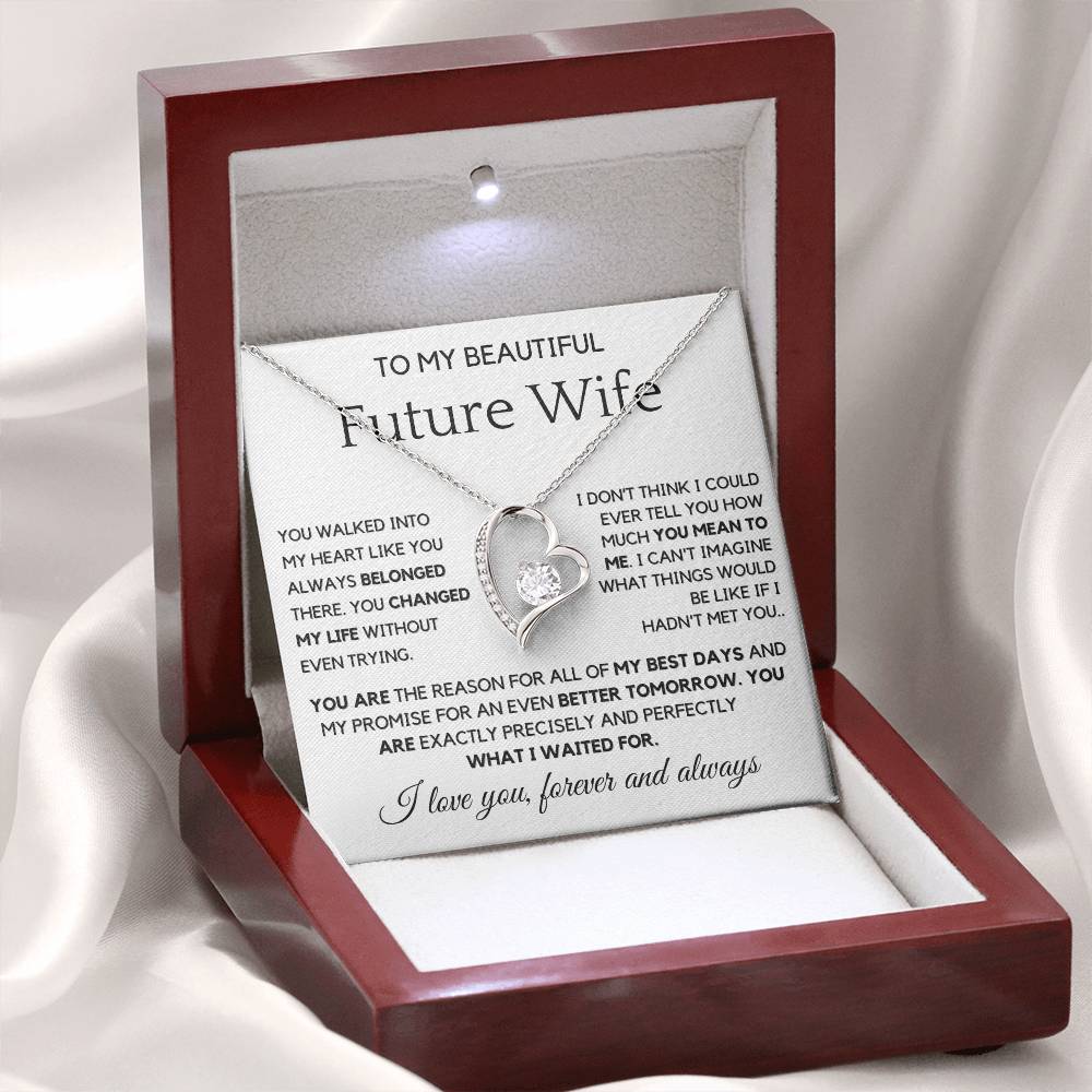 To my Future Wife - My best days Necklace from Future Husband