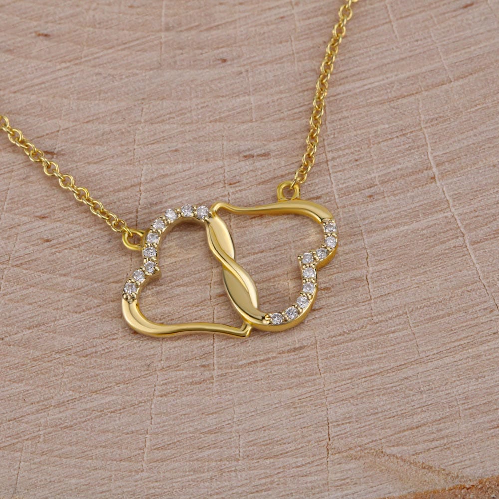 Happy 13th Birthday Solid Gold, Diamonds Necklace