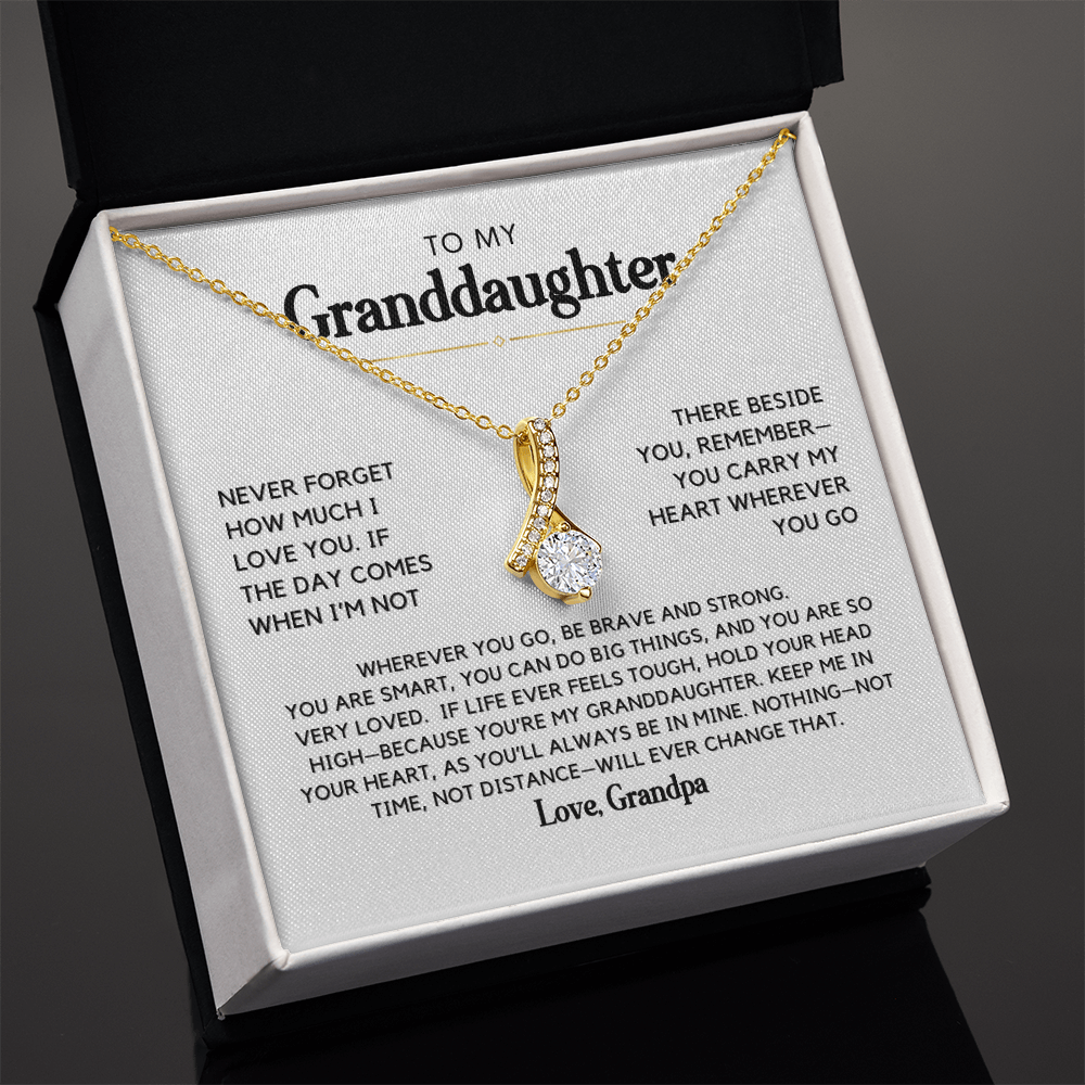 You can do Big things Granddaughter Alluring Beauty necklace
