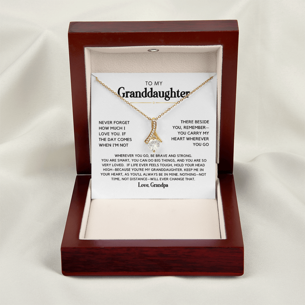 You can do Big things Granddaughter Alluring Beauty necklace