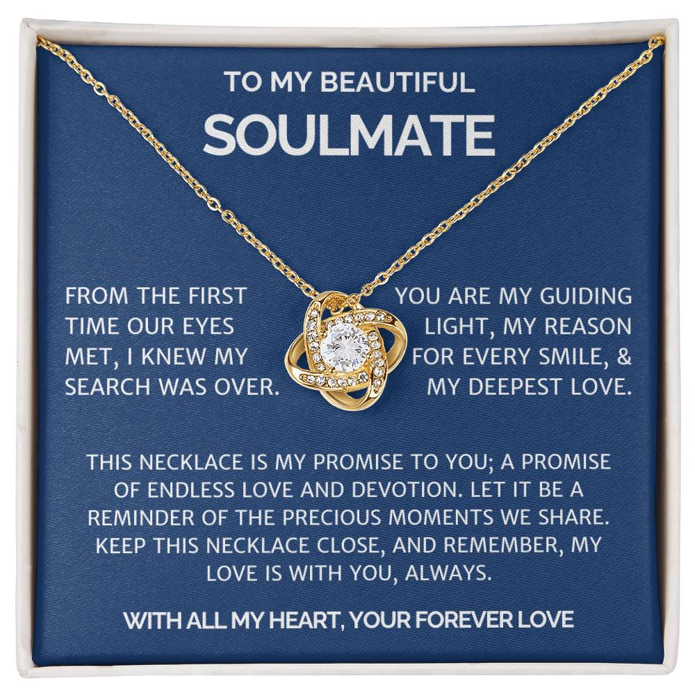 Soulmate- Guiding Light Loveknot Necklace