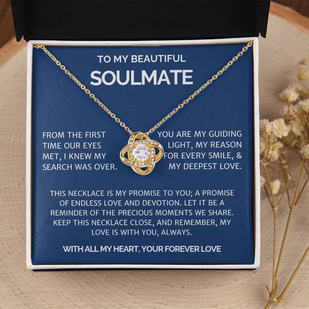 Soulmate- Guiding Light Loveknot Necklace