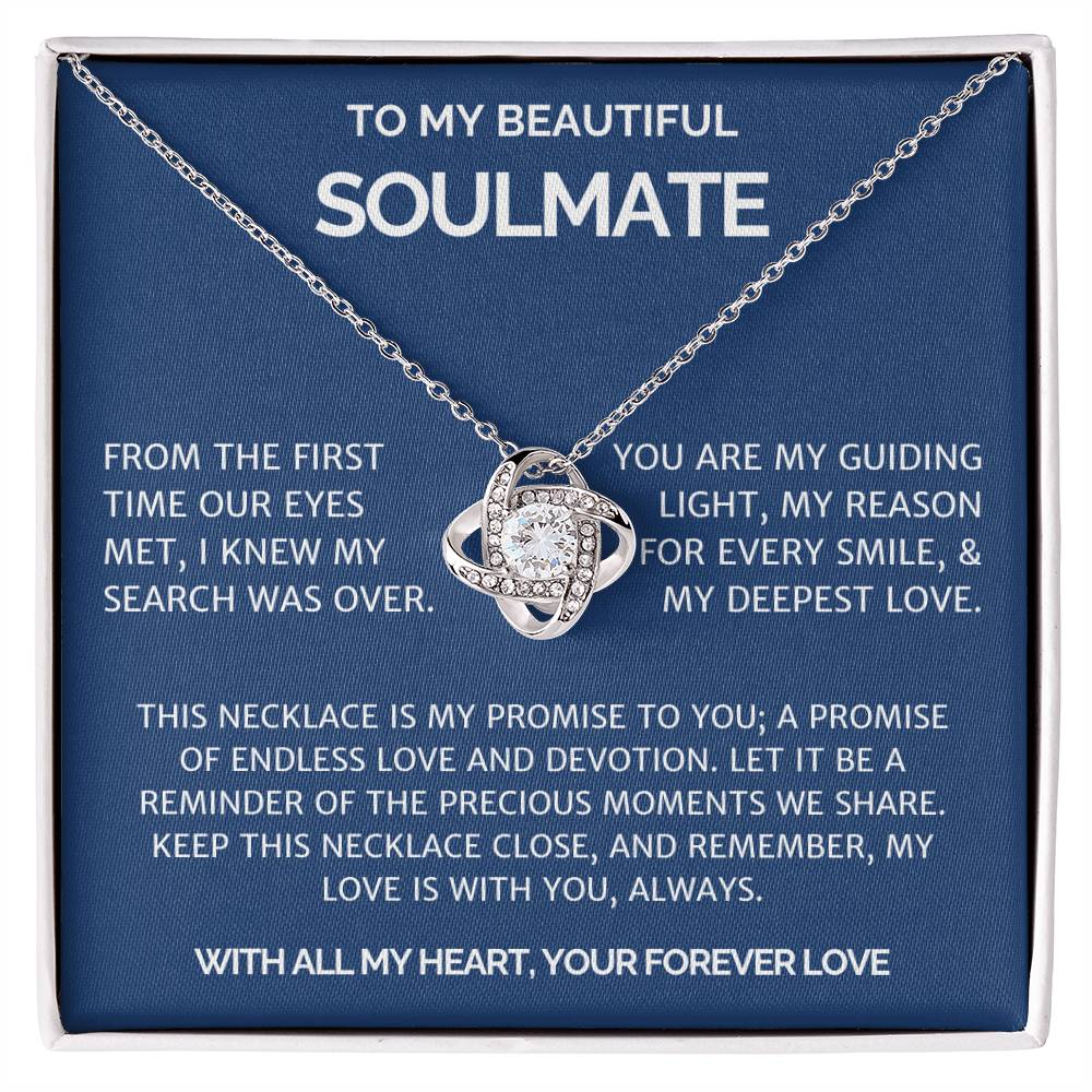 Soulmate- Guiding Light Loveknot Necklace
