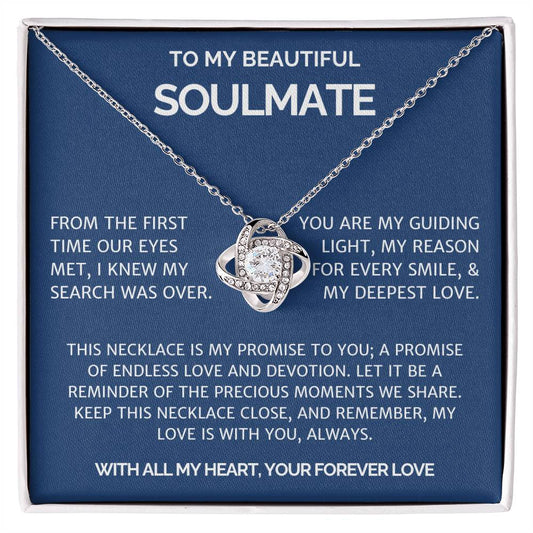 Soulmate- Guiding Light Loveknot Necklace