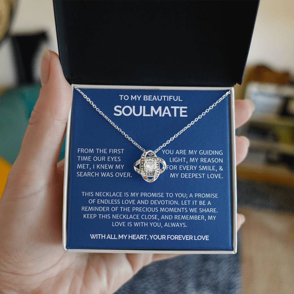 Soulmate- Guiding Light Loveknot Necklace