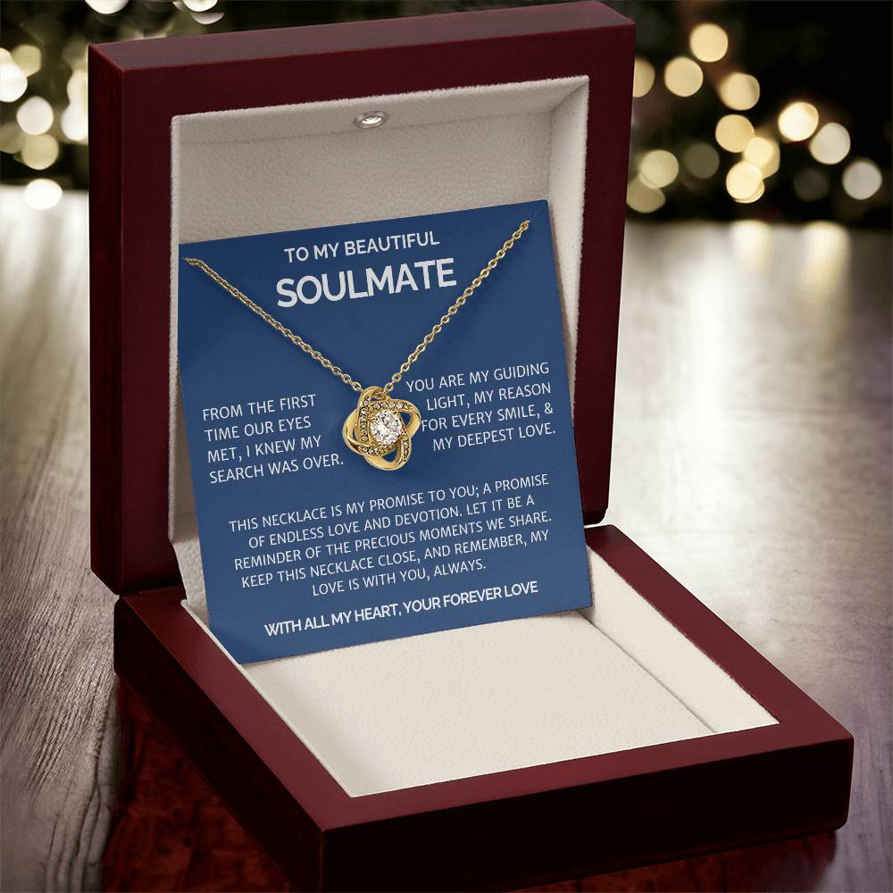 Soulmate- Guiding Light Loveknot Necklace