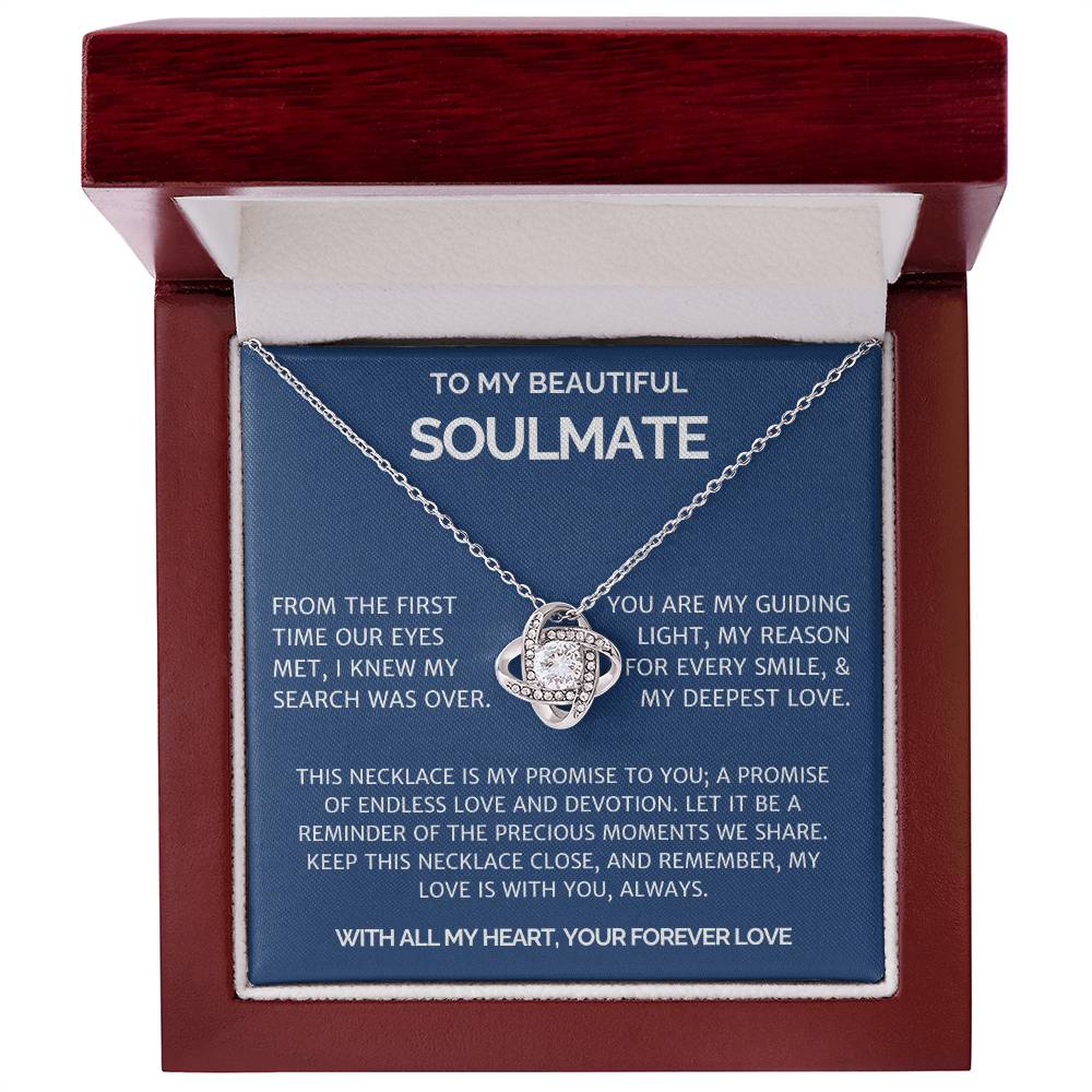 Soulmate- Guiding Light Loveknot Necklace