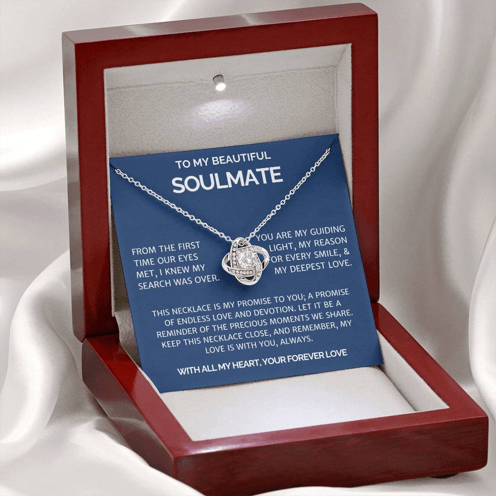 Soulmate- Guiding Light Loveknot Necklace