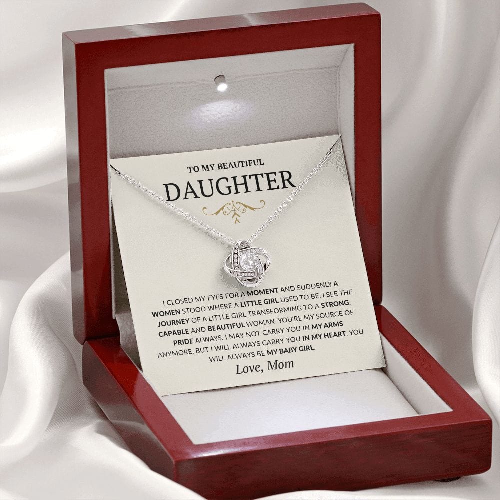 To my Daughter Gifts from Mother- Always my little girl Necklace, 21st birthday, Wedding Gift for Daughter