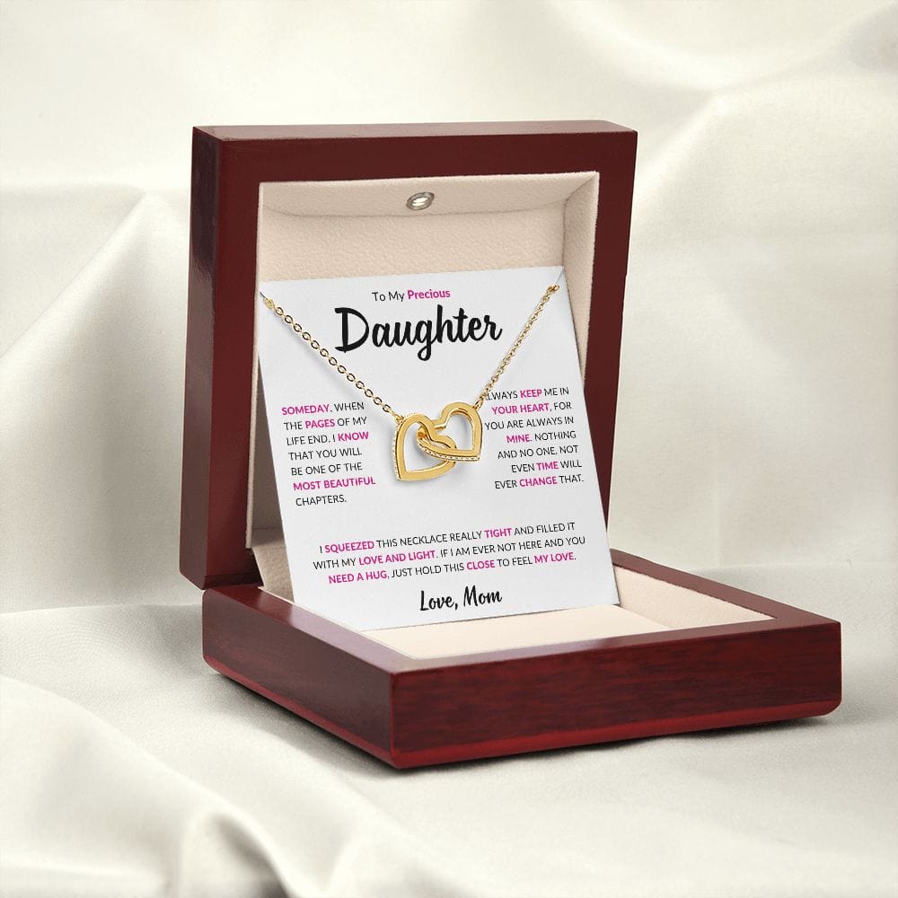 Precious Daughter Necklace From Mom, To my Daughter Gift from Mother to Daughter