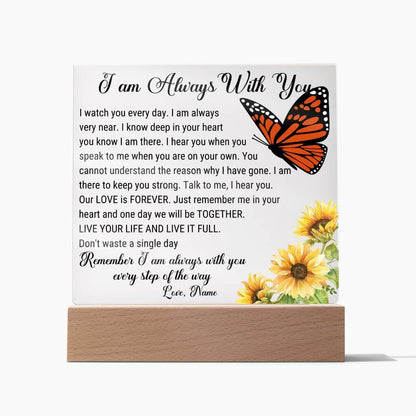Personalized Memorial Gift for loss of Mother plaque, Grief Gift for loss of father, Daughter or son Sympathy gift, sister in loving memory