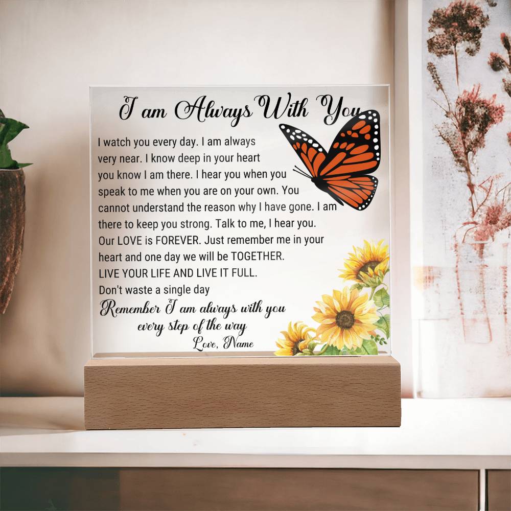 Personalized Memorial Gift for loss of Mother plaque, Grief Gift for loss of father, Daughter or son Sympathy gift, sister in loving memory