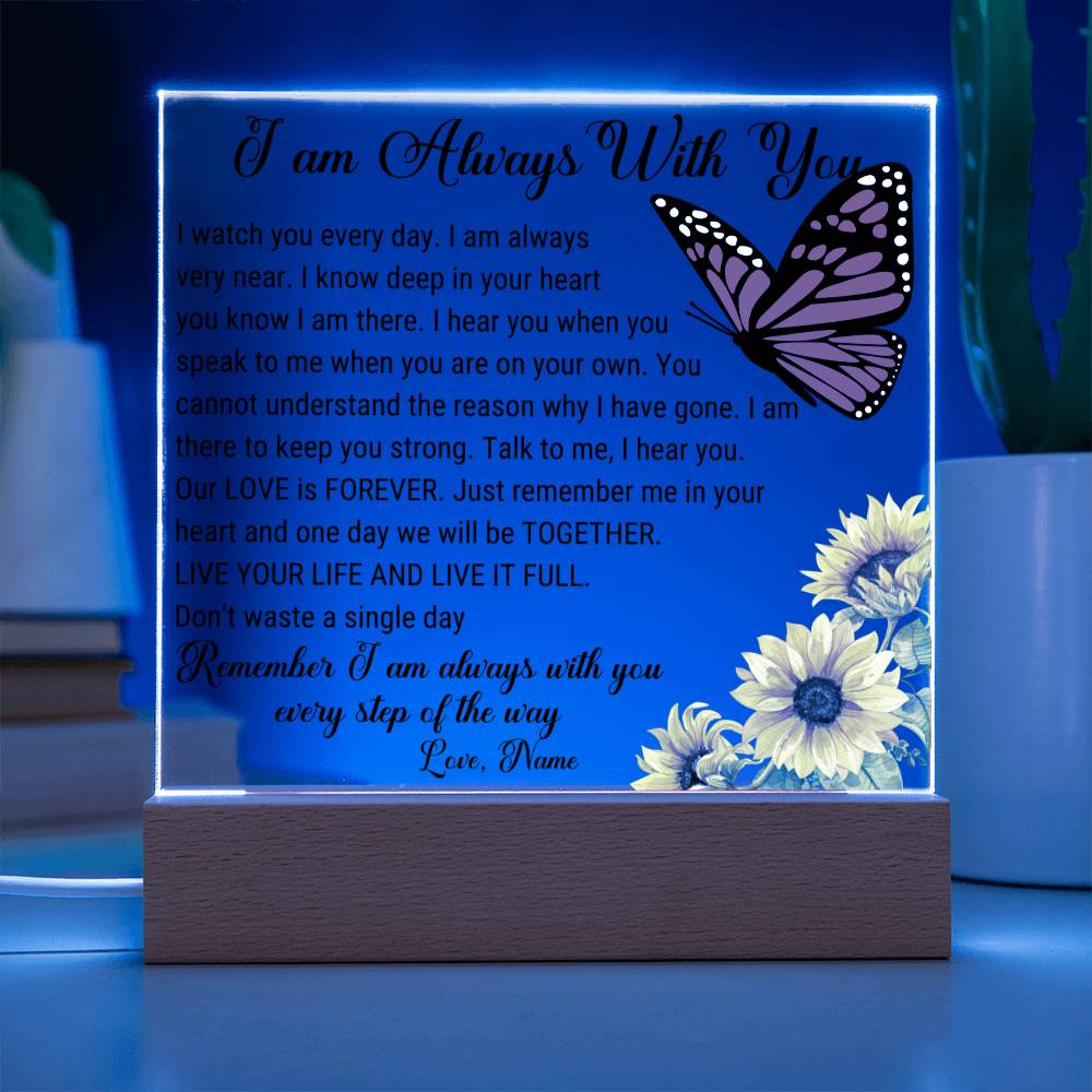 Personalized Memorial Gift for loss of Mother plaque, Grief Gift for loss of father, Daughter or son Sympathy gift, sister in loving memory
