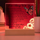 Personalized Memorial Gift for loss of Mother plaque, Grief Gift for loss of father, Daughter or son Sympathy gift, sister in loving memory