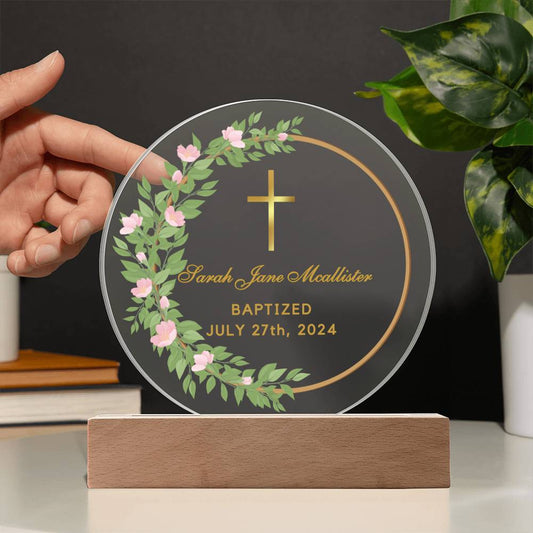 Personalized Children's Baptism Gift for Gi rls, New Born Baby Girl Gift, For Baptism, First Communion, Dedication