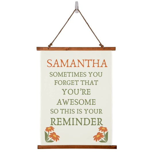 Positive Affirmations Wall art for Kids You're Awesome Affirmation Wall Hanging Kids room wall decor