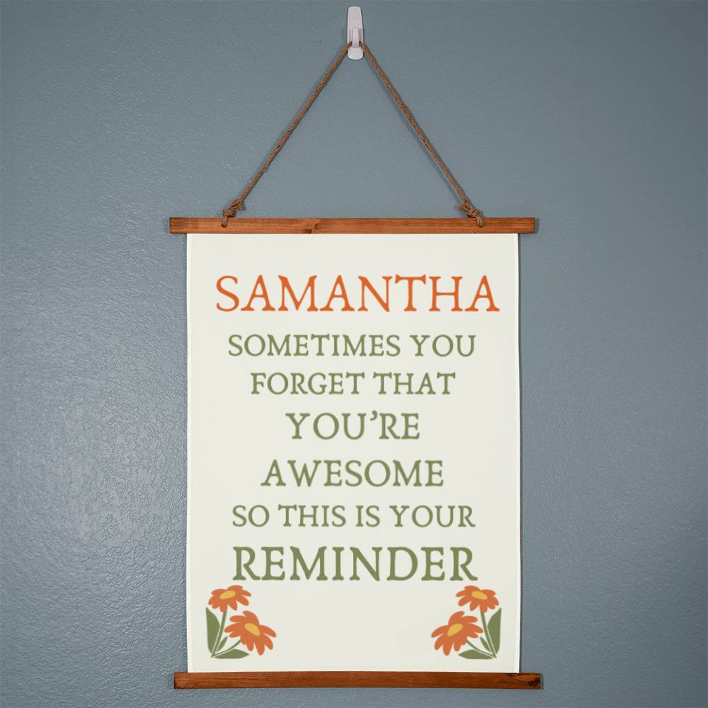Positive Affirmations Wall art for Kids You're Awesome Affirmation Wall Hanging Kids room wall decor