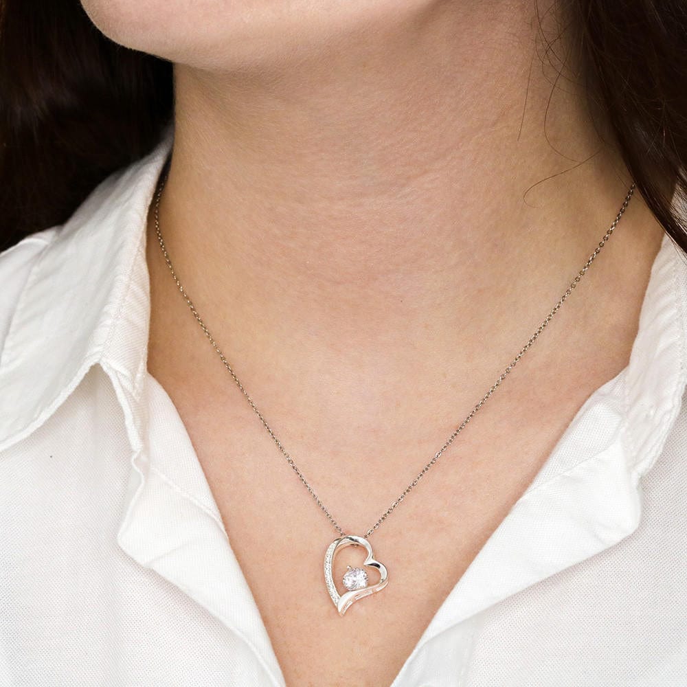 To My Wife- You Complete Me - Forever Love Necklace