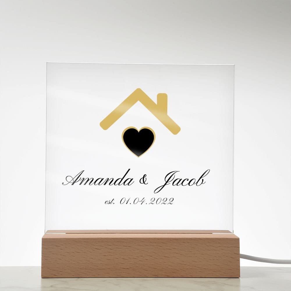 Home Sweet Home New Home Acrylic Plaque,Closing gift for buyers,Personalized Real estate closing gift for clients,Perfect closing gifts